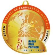 Медаль АСР 600 км